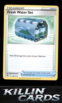 Fresh Water Set 139/172 Pokemon Uncommon SWSH09: Brilliant Stars Card NM