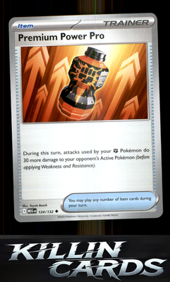 Premium Power Pro - 124/132 124/132 Pokemon Uncommon ME01: Mega Evolution Card N