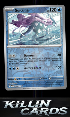 Reverse Holofoil Suicune 024/131 Pokemon Uncommon SV: Prismatic Evolutions Card