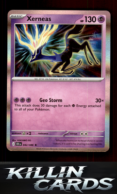 Xerneas - 042/086 042/086 Pokemon Rare ME04: Chaos Rising Card NM