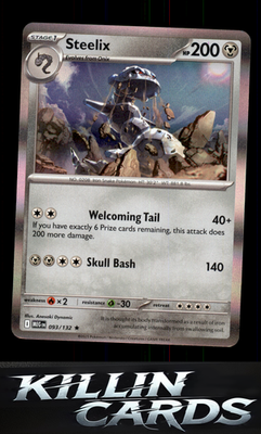 Steelix - 093/132 093/132 Pokemon Rare ME01: Mega Evolution Card NM