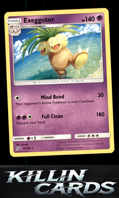 Exeggutor 74/236 Pokemon Rare SM - Unified Minds Card NM