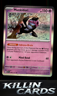 Munkidori 099/217 Pokemon Rare ME: Ascended Heroes Card NM