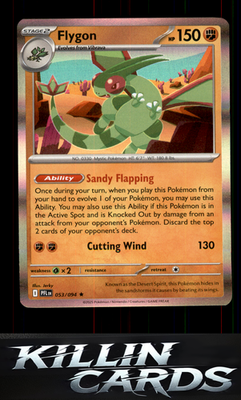 Flygon - 053/094 053/094 Pokemon Rare ME02: Phantasmal Flames Card NM