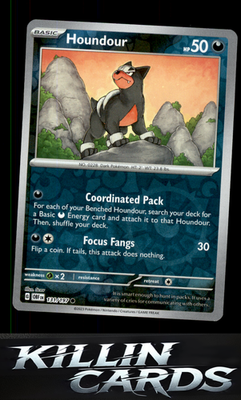 Reverse Holofoil Houndour - 131/197 131/197 Pokemon Common SV03: Obsidian Flames