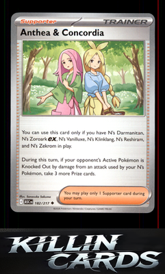 Anthea & Concordia - 182/217 182/217 Pokemon Uncommon ME: Ascended Heroes Card N