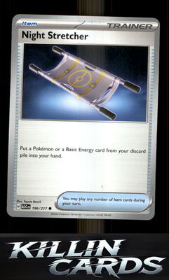 Night Stretcher 196/217 Pokemon Common ME: Ascended Heroes Card NM