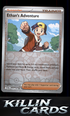 Reverse Holofoil Ethan's Adventure - 165/182 165/182 Pokemon Uncommon SV10: Dest