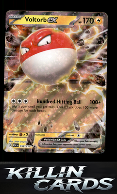 Voltorb ex 058/217 Pokemon Double Rare ME: Ascended Heroes Card NM