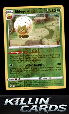 Reverse Holofoil Eldegoss 016/203 Pokemon Holo Rare SWSH07: Evolving Skies Card
