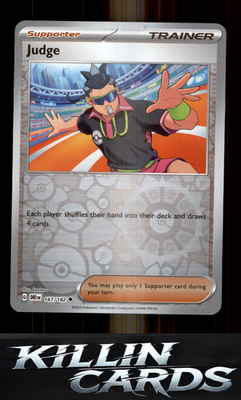 Reverse Holofoil Judge - 167/182 167/182 Pokemon Uncommon SV10: Destined Rivals