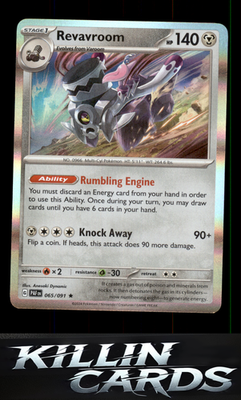 Revavroom - 065/091 065/091 Pokemon Rare SV: Paldean Fates Card NM