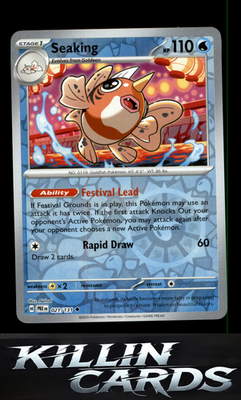 Reverse Holofoil Seaking 021/131 Pokemon Uncommon SV: Prismatic Evolutions Card