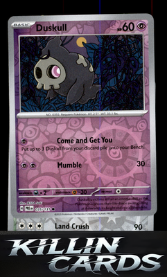 Reverse Holofoil Duskull 035/131 Pokemon Common SV: Prismatic Evolutions Card NM