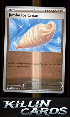 Reverse Holofoil Jumbo Ice Cream 091/094 Pokemon Uncommon ME02: Phantasmal Flame