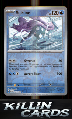 Reverse Holofoil Suicune 024/131 Pokemon Uncommon SV: Prismatic Evolutions Card