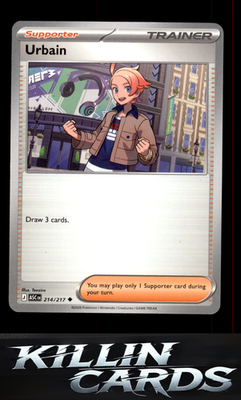 Urbain 214/217 Pokemon Uncommon ME: Ascended Heroes Card NM
