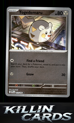 Reverse Holofoil Togedemaru - 073/094 073/094 Pokemon Common ME02: Phantasmal Fl