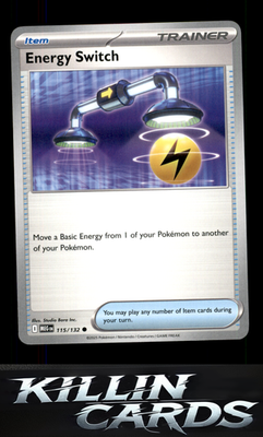 Energy Switch 115/132 Pokemon Common ME01: Mega Evolution Card NM