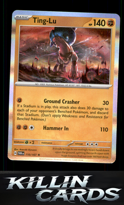 Ting-Lu 110/167 Pokemon Rare SV06: Twilight Masquerade Card NM