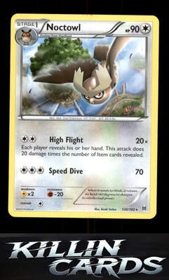 Noctowl 120/162 Pokemon Rare XY - BREAKthrough Card NM
