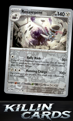 Reverse Holofoil Revavroom 125/167 Pokemon Uncommon SV06: Twilight Masquerade Ca