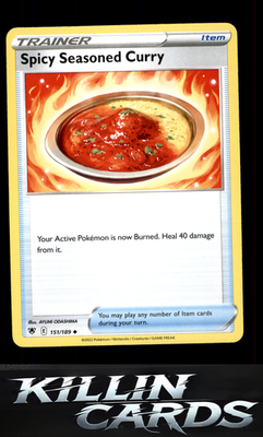 Spicy Seasoned Curry 151/189 Pokemon Uncommon SWSH10: Astral Radiance Card NM