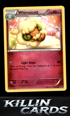 Whimsicott 71/124 Pokemon Uncommon XY - Fates Collide Card NM