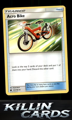 Acro Bike 123/168 Pokemon Uncommon SM - Celestial Storm Card LP