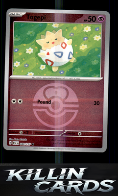 Reverse Holofoil Togepi (Love Ball) 080/217 Pokemon Common ME: Ascended Heroes C