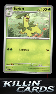 Bayleef 009/217 Pokemon Uncommon ME: Ascended Heroes Card NM