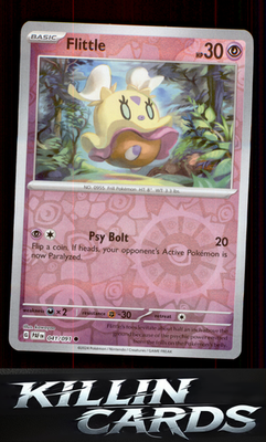 Reverse Holofoil Flittle - 041/091 041/091 Pokemon Common SV: Paldean Fates Card