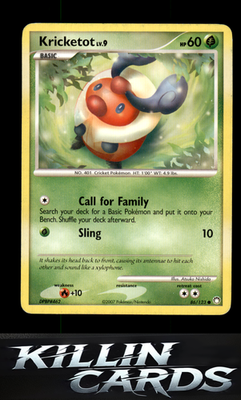 Kricketot 86/123 Pokemon Common Mysterious Treasures Card LP