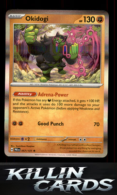 Okidogi 057/131 Pokemon Rare SV: Prismatic Evolutions Card NM