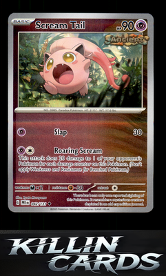 Reverse Holofoil Scream Tail 042/131 Pokemon Uncommon SV: Prismatic Evolutions C