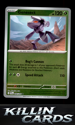 Reverse Holofoil Genesect 008/094 Pokemon Rare ME02: Phantasmal Flames Card NM