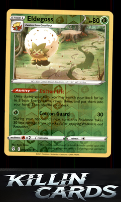 Reverse Holofoil Eldegoss 016/203 Pokemon Holo Rare SWSH07: Evolving Skies Card