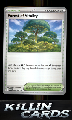 Forest of Vitality 188/217 Pokemon Uncommon ME: Ascended Heroes Card NM
