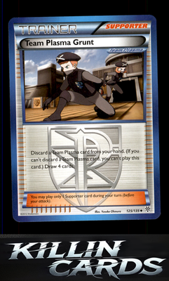 Team Plasma Grunt (Team Plasma) 125/135 Pokemon Uncommon Plasma Storm Card LP