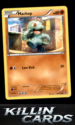 Machop 47/101 Pokemon Common Plasma Blast Card LP
