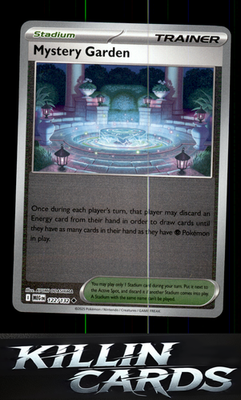 Reverse Holofoil Mystery Garden - 122/132 122/132 Pokemon Uncommon ME01: Mega Ev