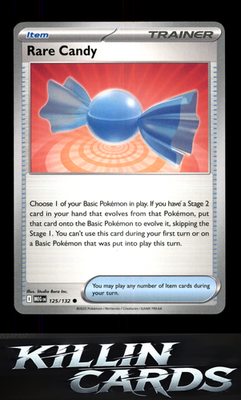 Rare Candy - 125/132 125/132 Pokemon Common ME01: Mega Evolution Card NM