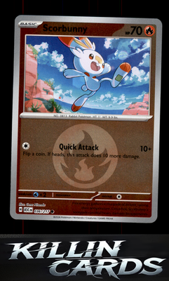 Reverse Holofoil Scorbunny - 036/217 (Energy Symbol Pattern) 036/217 Pokemon Com
