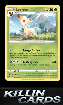 Leafeon 013/189 Pokemon Rare SWSH10: Astral Radiance Card NM
