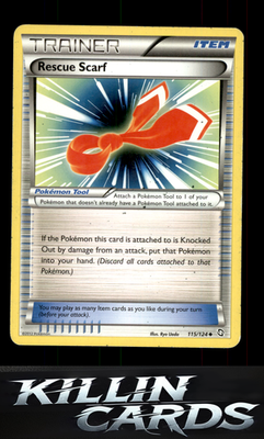 Rescue Scarf 115/124 Pokemon Uncommon Dragons Exalted Card LP