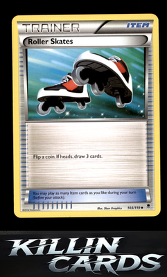 Roller Skates 103/119 Pokemon Uncommon XY - Phantom Forces Card LP