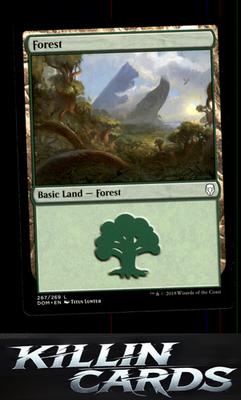 Forest (267) 267 Magic L Dominaria Card NM
