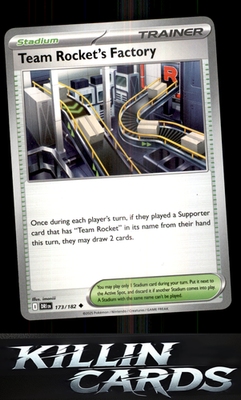 Team Rocket's Factory 173/182 Pokemon Uncommon SV10: Destined Rivals Card NM