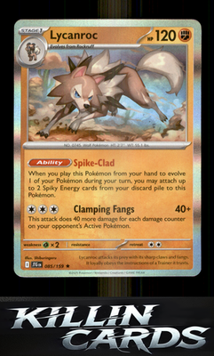 Lycanroc - 085/159 085/159 Pokemon Rare SV09: Journey Together Card NM