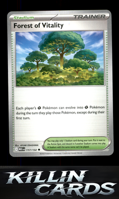 Forest of Vitality 117/132 Pokemon Uncommon ME01: Mega Evolution Card NM